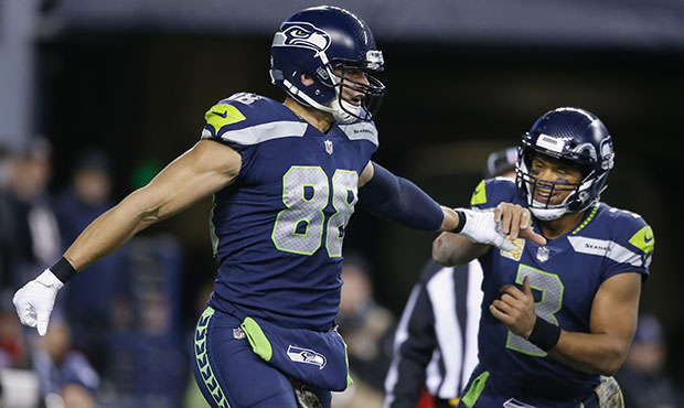 Seahawks TE Jimmy Graham, QB Russell Wilson...