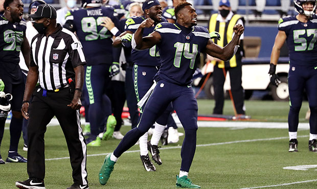 Seahawks WR DK Metcalf...