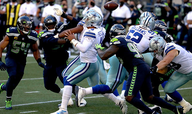 Seahawks pass rush...