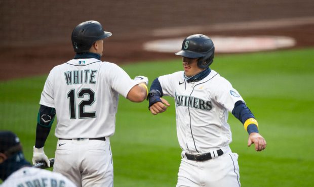 Mariners Dylan Moore Evan White...