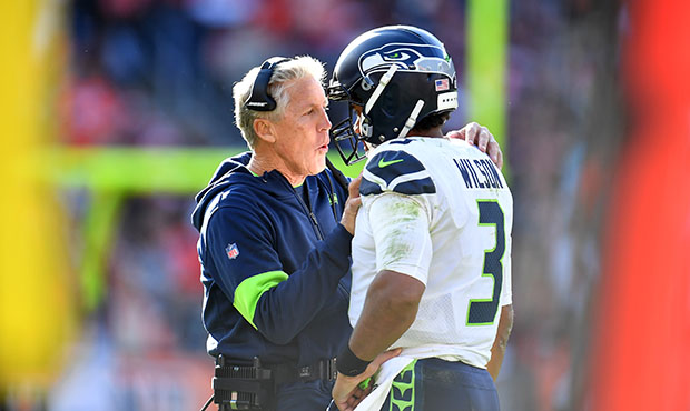 Seahawks Pete Carroll Russell Wilson...