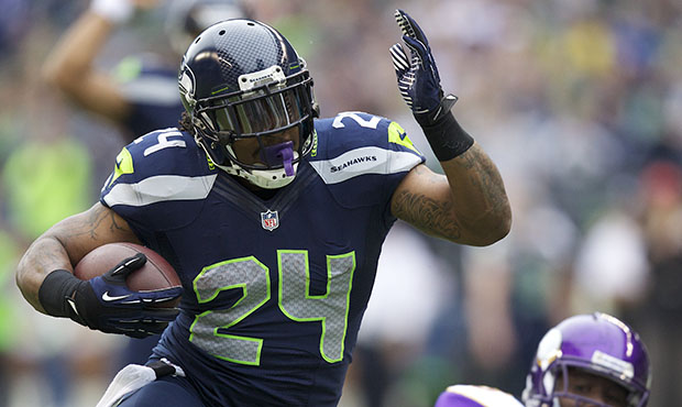 Seahawks Marshawn Lynch...