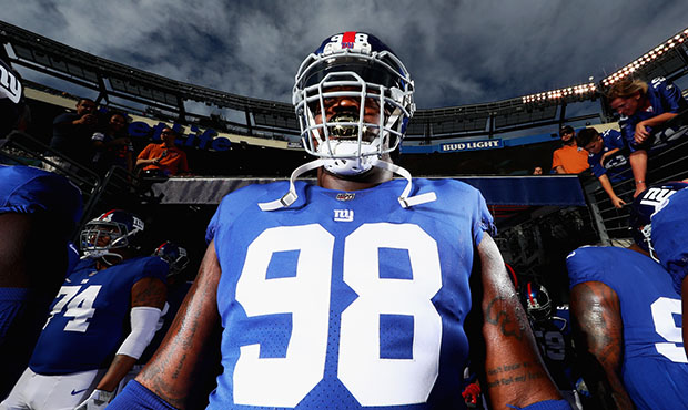 Seahawks DT Damon "Snacks" Harrison...