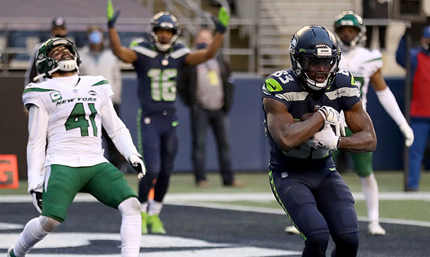 Seahawks WR David Moore...