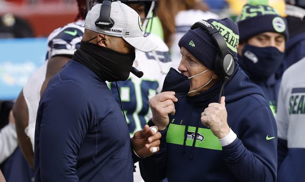 Seahawks Ken Norton Pete Carroll...