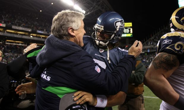 Seahawks Pete Carroll Charlie Whitehurst...