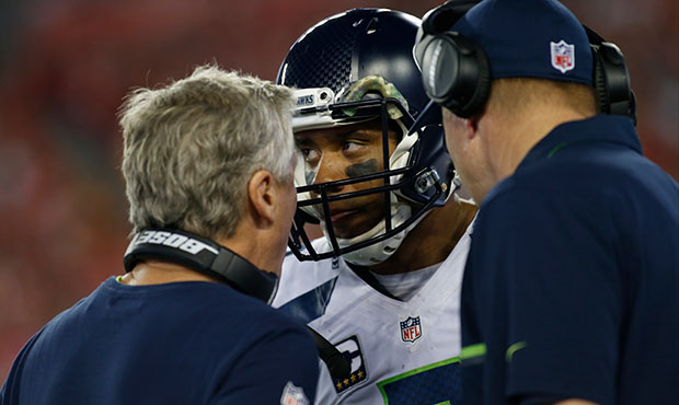 Seahawks Russell Wilson Pete Carroll...