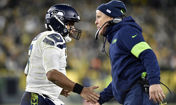 Seahawks Russell Wilson Pete Carroll...