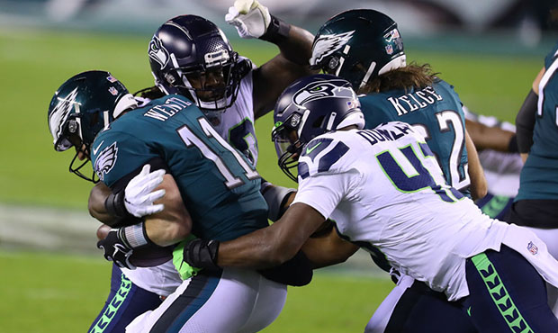 Seahawks DE Carlos Dunlap...