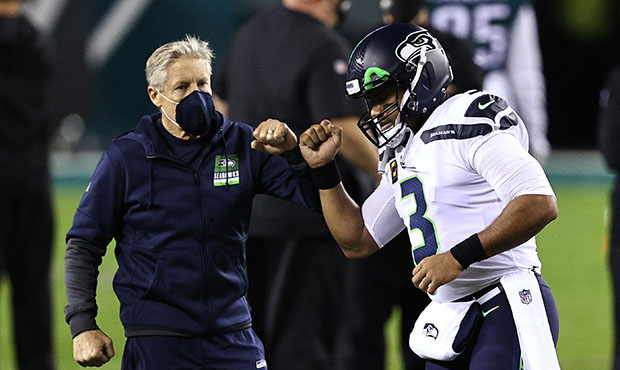 Seahawks QB Russell Wilson, HC Pete Carroll...