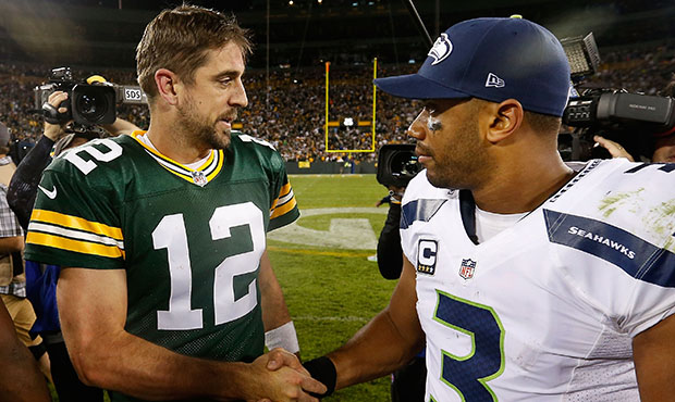 Seahawks Russell Wilson Aaron Rodgers...