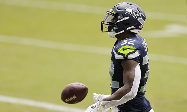 Seahawks Chris Carson...