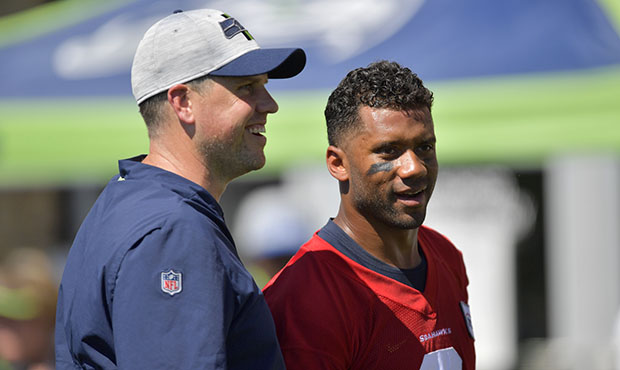 Seahawks Russell Wilson Shane Waldron...