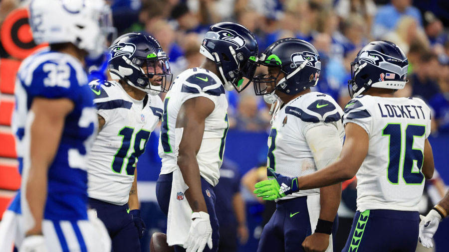 Seahawks Russell Wilson DK Metcalf...