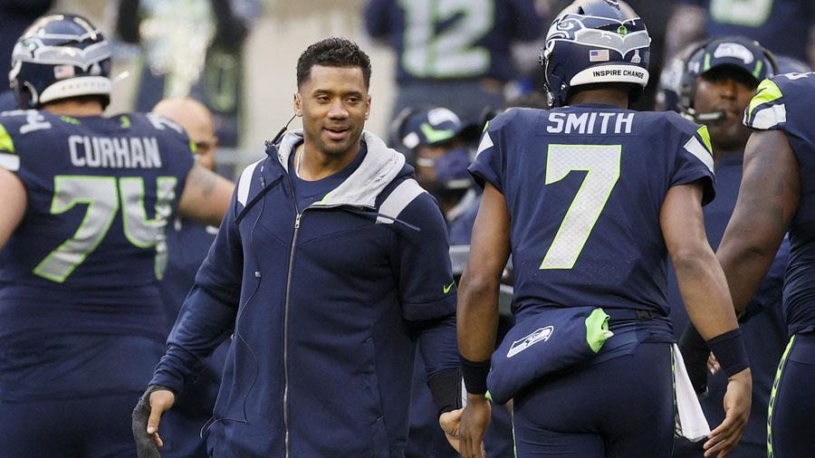 Seahawks Russell Wilson Geno Smith...