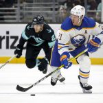 Eberle nets Kraken's 1st hat trick, Seattle tops Buffalo 5-2