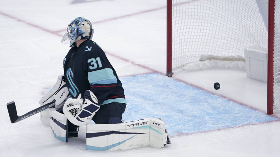 Seattle Kraken Phillip Grubauer...
