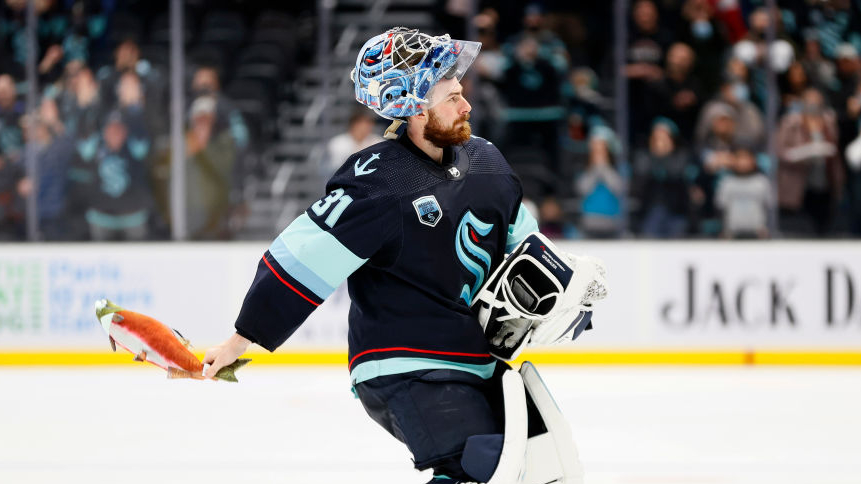 Seattle Kraken Philipp Grubauer...