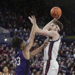 Strawther leads No. 4 Gonzaga over North Alabama 93-63