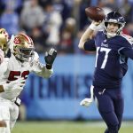 Titans rally from 10 down at half, edge 49ers 20-17