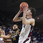 Holmgren, Watson lead No. 4 Gonzaga past Northern Arizona