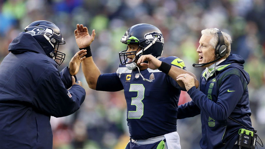 Seahawks Russell Wilson...