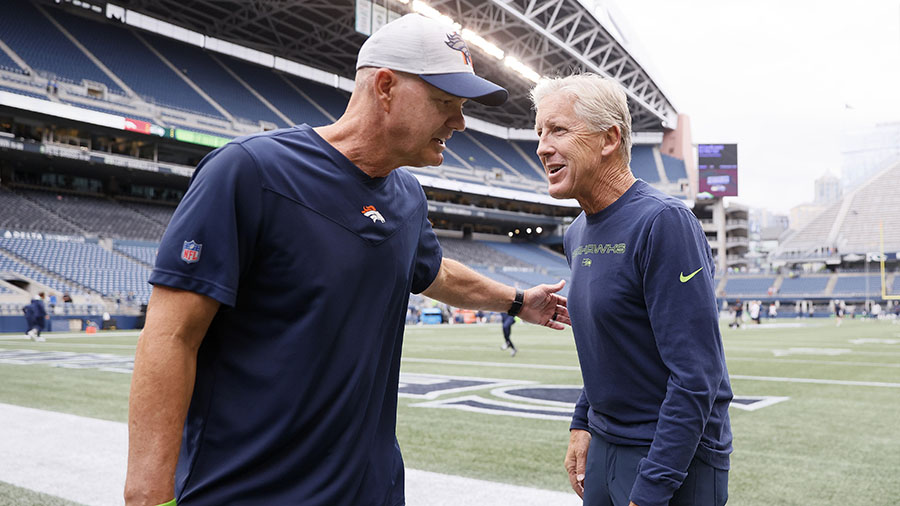 Seahawks Ed Donatell, Pete Carroll...