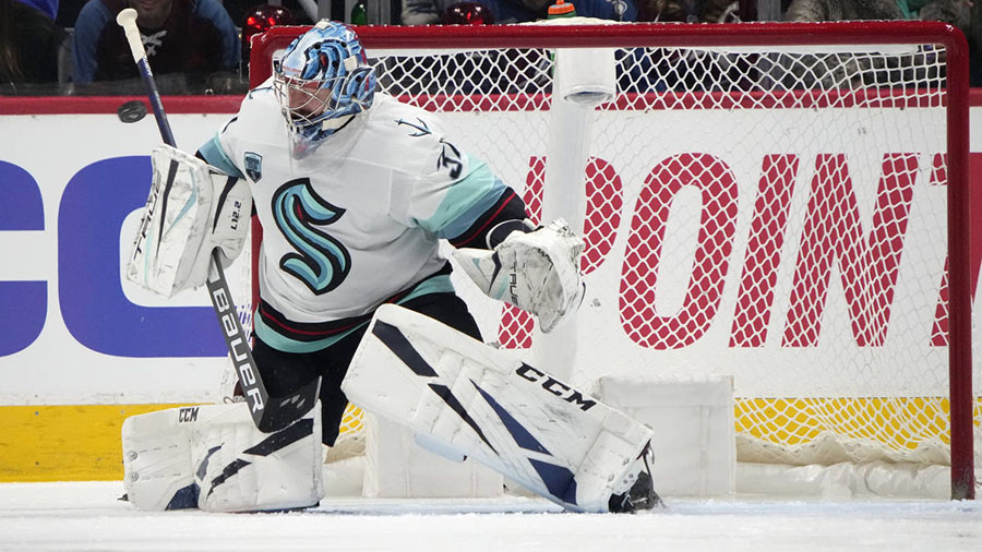 Seattle Kraken Phillip Grubauer...