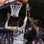 Holmgren leads No. 2 Gonzaga past Loyola Marymount 89-55