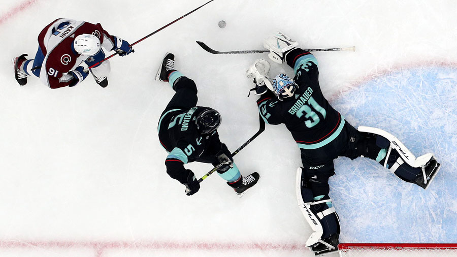 Seattle Kraken Philipp Grubauer...