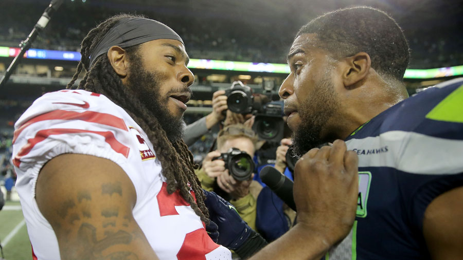 Seahawks Richard Sherman Bobby Wagner...