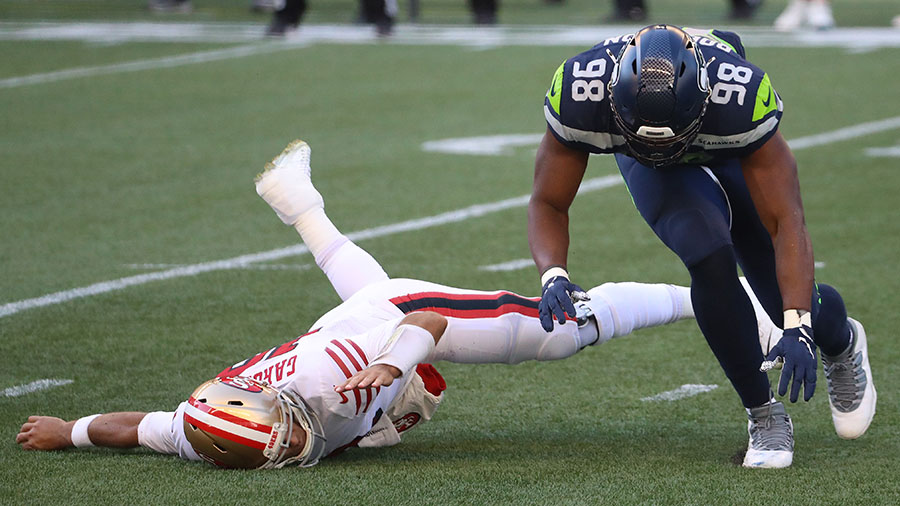 Seahawks Alton Robinson...