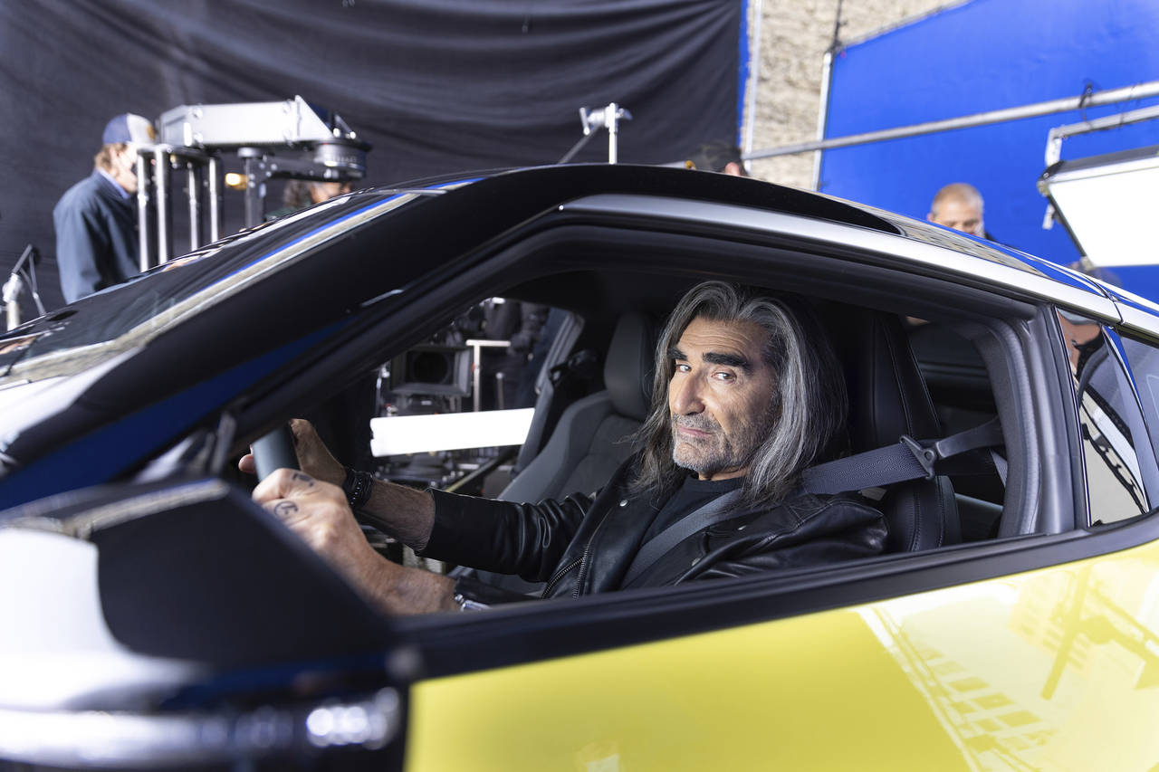 This photo provided by Nissan shows a scene from Nissan's Super Bowl NFL football spot. (Nissan via...