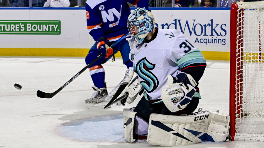 Seattle Kraken Philipp Grubauer...