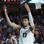 No. 1 Gonzaga outlasts No. 17 Saint Mary's, wins WCC tourney