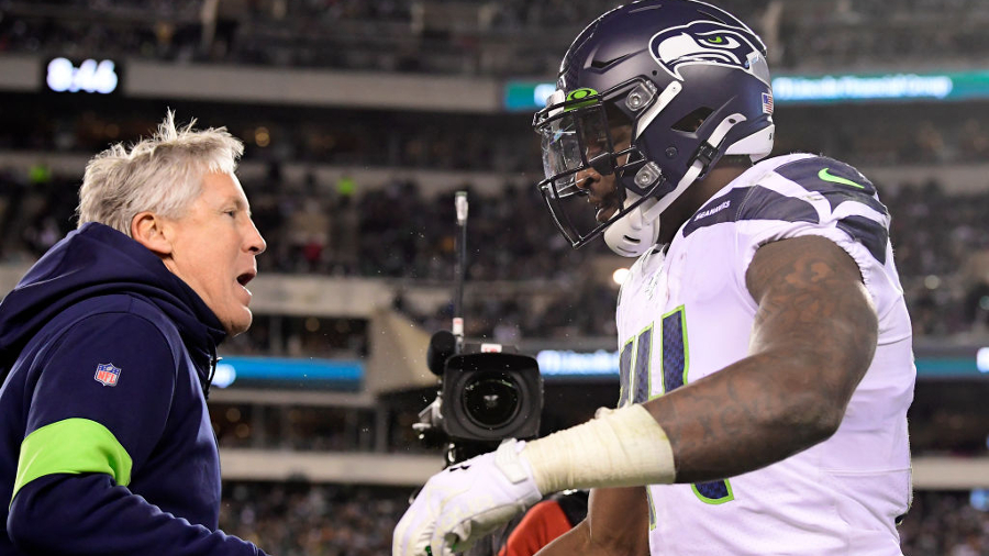 Seahawks DK Metcalf Pete Carroll...