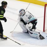 Hintz scores 2 for playoff-contending Stars in 3-2 win