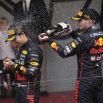 Perez wins chaotic Monaco GP, Ferrari blows it for Leclerc
