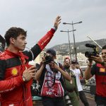 Leclerc puts Ferrari on pole in Monaco GP as Perez crashes