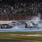 Hamlin holds off Busch in OT in wild Coca-Cola 600