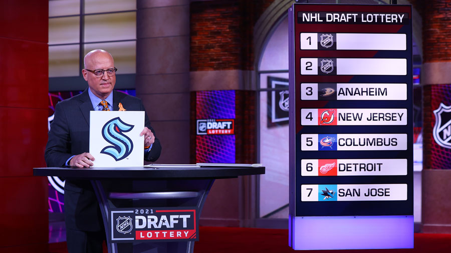 Seattle Kraken NHL Draft Lottery 2021...