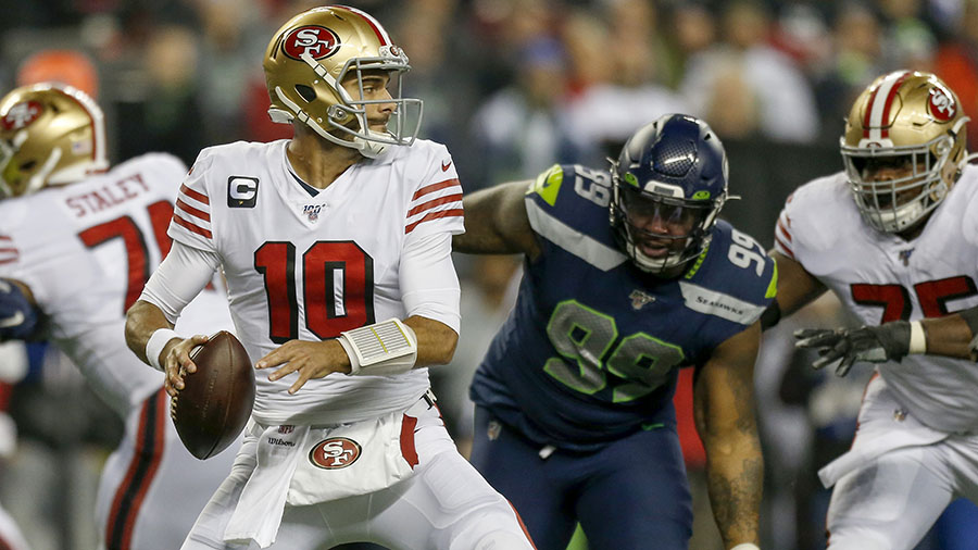 Seahawks Jimmy Garoppolo...