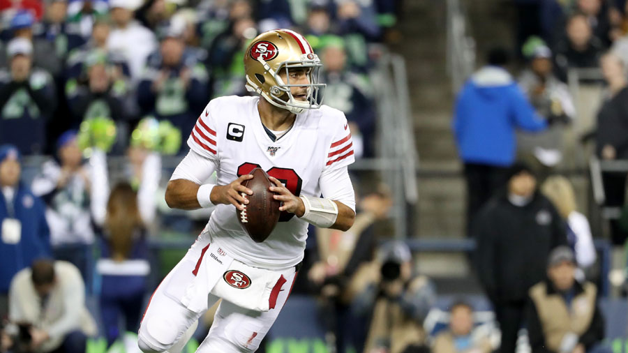 Seahawks 49ers Jimmy Garoppolo...