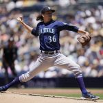 Gilbert wins 10th, surging Mariners sweep sliding Padres