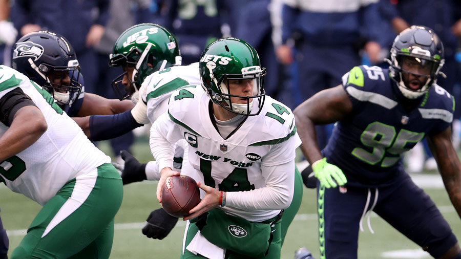Seahawks Jets Sam Darnold...