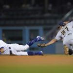 Gonsolin, Dodgers rebound from shutout, bully Brewers, 10-1