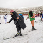 Tiny African kingdom has skiing as Europe sweats summer heat
