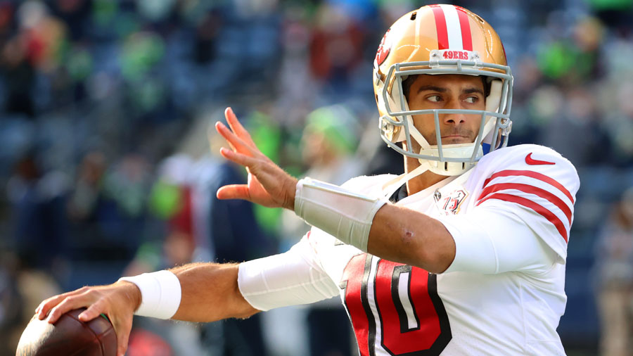 Seahawks Jimmy Garappolo...