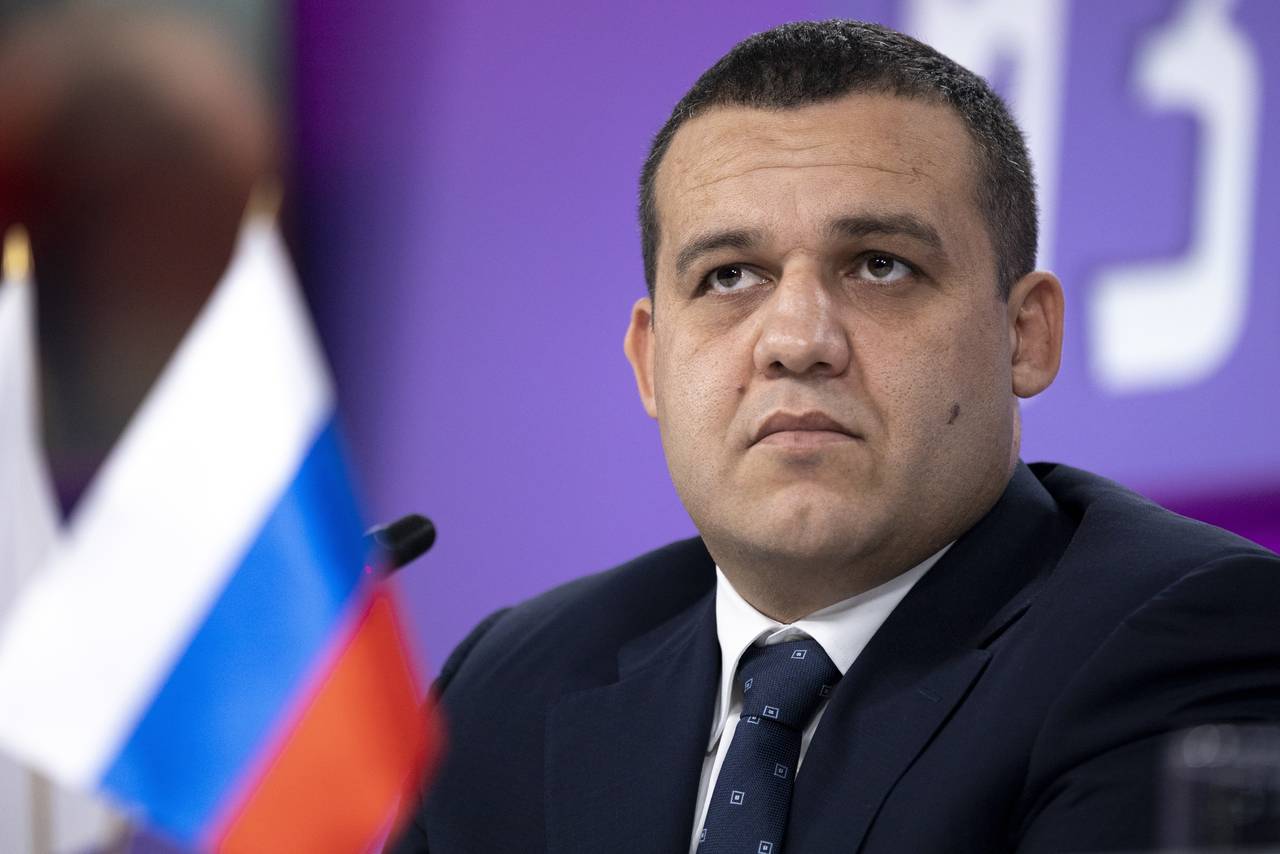 FILE - Umar Kremlev, General Secretary of the Russian Boxing Federation and member of the Executive...