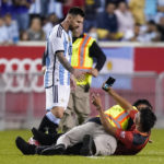 Messi 2 goals, accosted twice, Argentina tops Jamaica 3-0